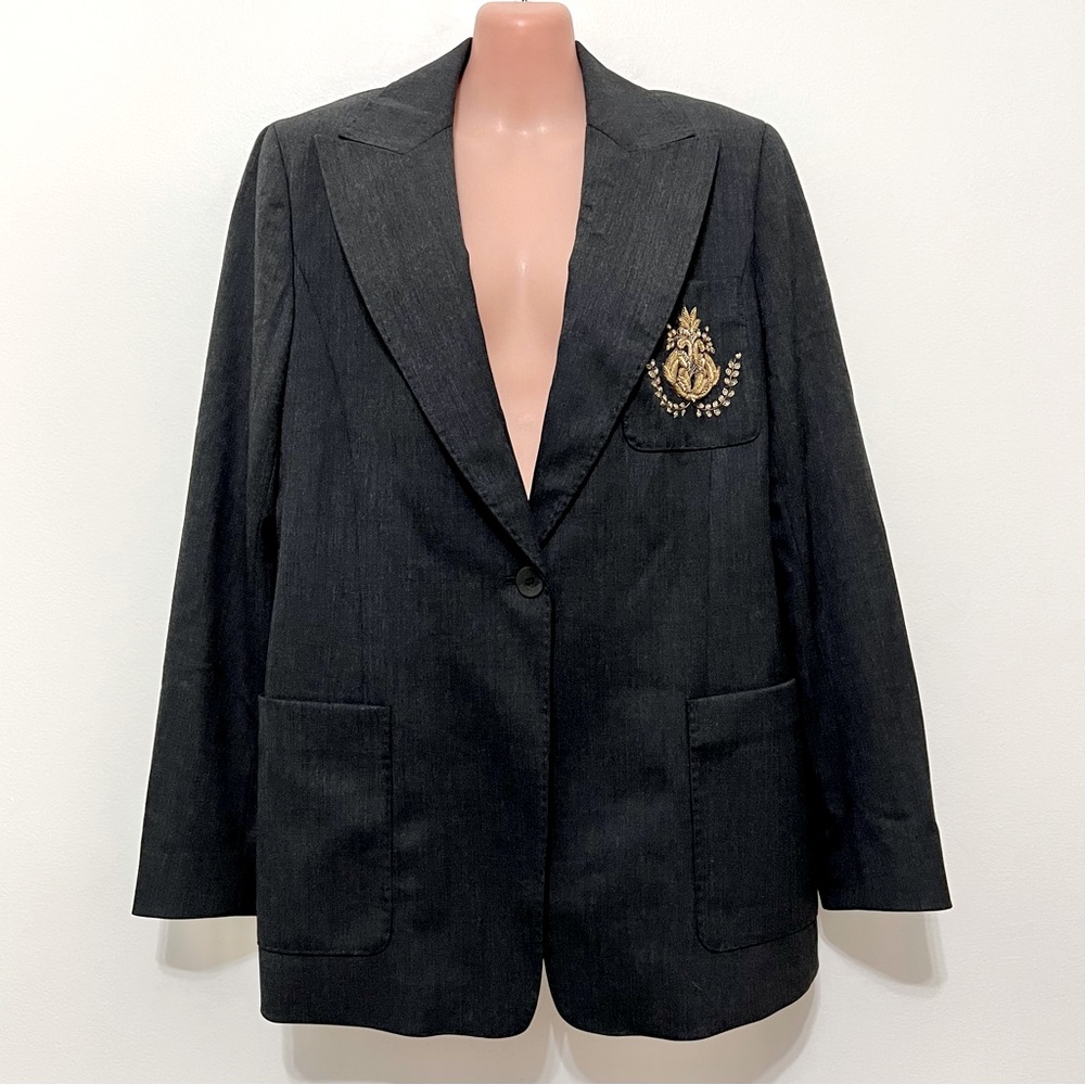 Vintage Ladies Lafayette 148 New York Black Blazer